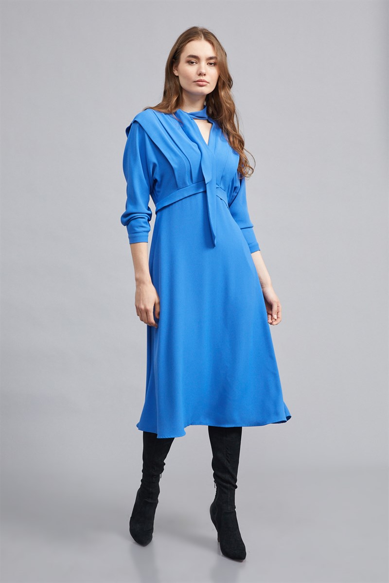 1YI4CEL1081 DRESS BLUE